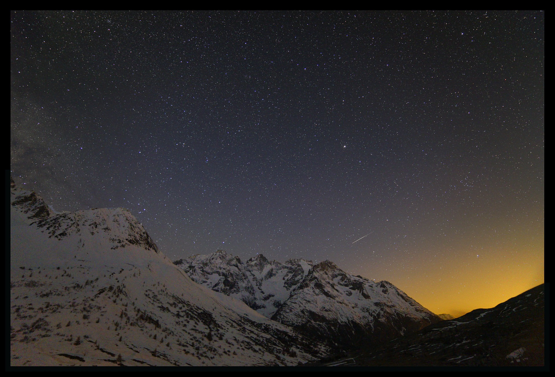 La Meije sous les étoiles
